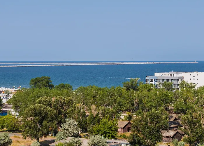 아파트 Popeye's Seaview In Odyssey Pool & Năvodari